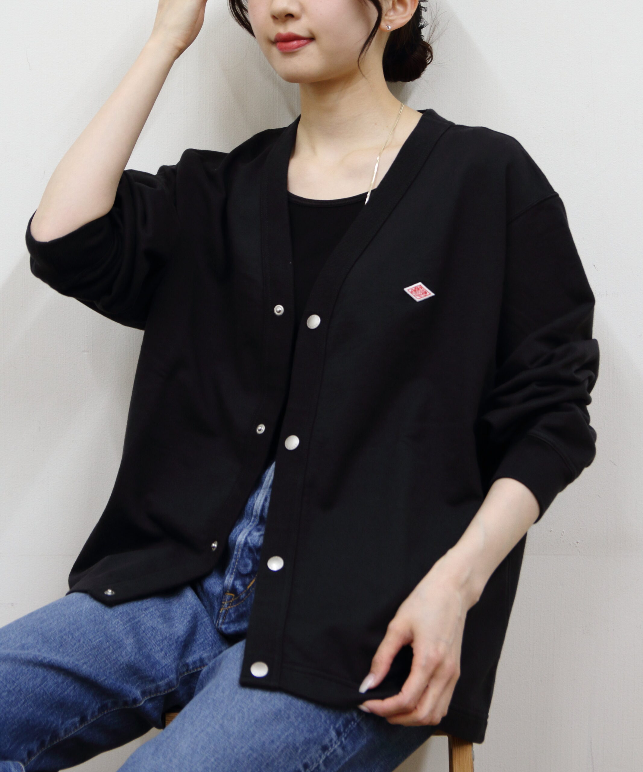 DANTON/ダントン　 Vネックカーディガン　V-NECK CARDIGAN　DT-C0406 CIN